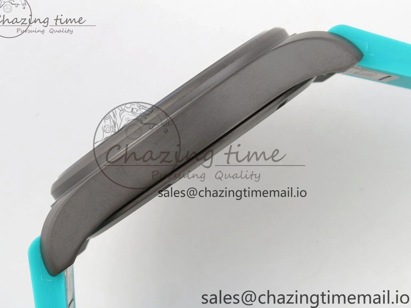 MIROTIME 0102 Pilot Mark XX BLSF 1:1 Best Edition Black Blue Dial on Blue Rubber Strap MIYOTA Sleek 6989